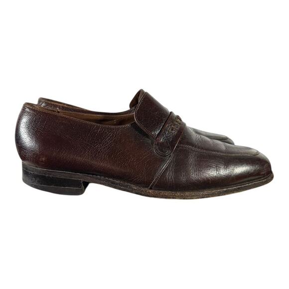 Florsheim Other - Florsheim Brown Leather Slip-On Dress Shoes Men’s 10D Classic Loafers 765334